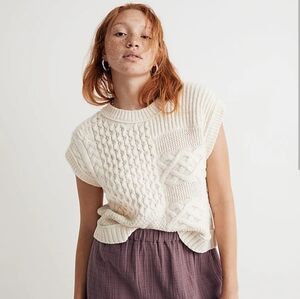 Madewell Patchwork Sweater Vest